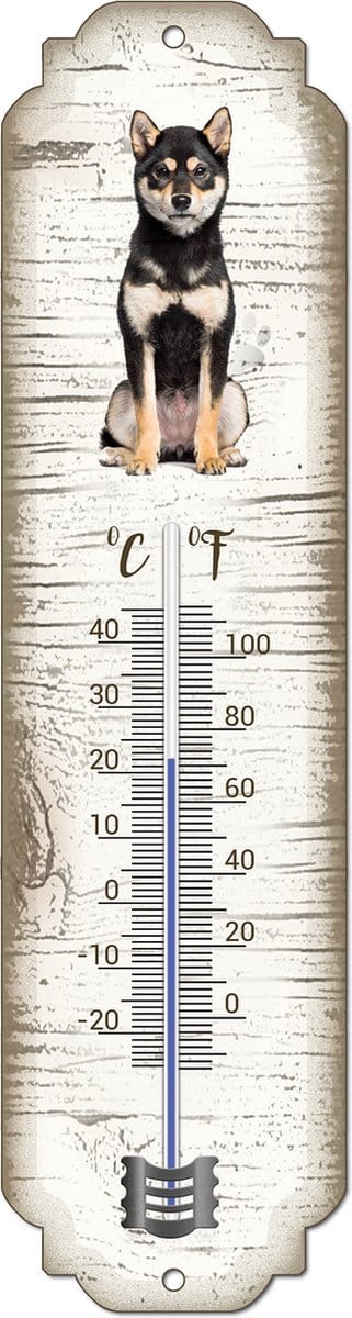 Thermometer: Shiba Inu | Hondenras | Temperatuur binnen en buiten | -25 tot +45C