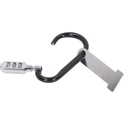 Verrou de sécurité pour casque antivol en alliage d'aluminium pour moto tout-terrain indienne gray
