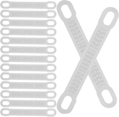 Hanger Schouder Pads - Kleding Hanger Strips - Kast Organisatie - Rimpelpreventie Vormontwerp - 200 Stuks - Transparant