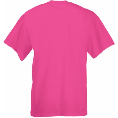 Fruit Of The Loom Heren Valueweight T-shirt met korte mouwen (Fuchsia)