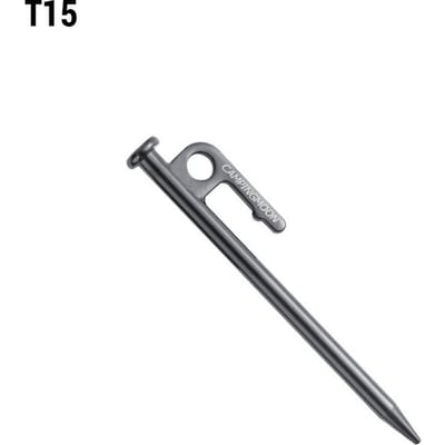 Antiroest Tentspijker Vaste paal Luifelspijker Campingspijker Campingspijker Koolstofstaal 15cm