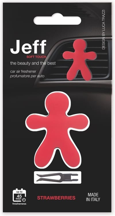 MM 333539 Rood Auto Luchtverfrisser Jeff