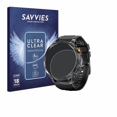 Savvies - Screenprotector voor Stahlgear Zeus 2.0 1.75" - Folie Beschermfolie transparant 18 Stuks