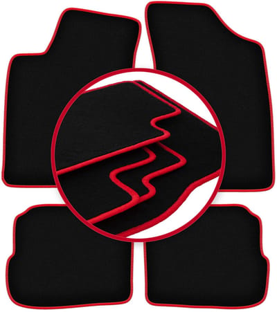 CARLUX-RED automatten voor: Volkswagen Passat B3 stationwagen, sedan (1988-1993)