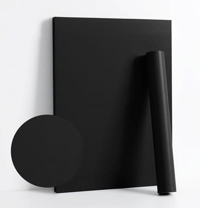 Zelfklevende Decoratiefolie - Plakfolie - Peel and Stick Tapij - Zwart Peel-And-Stick Behang - 118''x17,7'' - Waterdicht en Self-Adhesief - Verduisterende - Voor Slaapkamer, Keuken, Kantoor of Badkamer - Voor Keukenkastjes, Meubels en Trappen