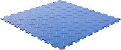 Rubbermagazijn - PVC kliktegel diamant - Blauw - 50x50cm - Dikte 4mm - winkel - showroom - garage - prijs per stuk