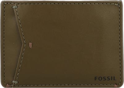 FOSSIL Kaarthouder Joshua Vegan Cactus Card Case Green Moss Groene