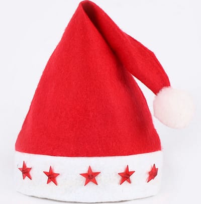 Scoby - Kerstmuts - Led Kerstmuts - Kerstmuts met verlichting - Santa's Hat - Verlichte kerstmuts - Batterijen