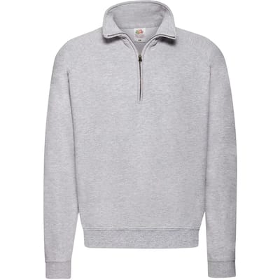 Sweater met ritskraag Fruit of the Loom Classic
