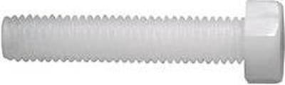 TOOLCRAFT 839998 Zeskantbouten M2 16 mm Buitenzeskant DIN 933 Kunststof, Polyamide 10 stuk(s)