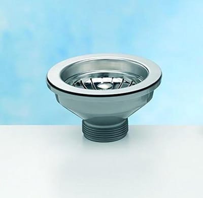 Afvoerstop Keuken - Zevenmand Onderdeel - Keukenonderhoud - Roestvrijstaal Plastic - 92 mm - Zilver