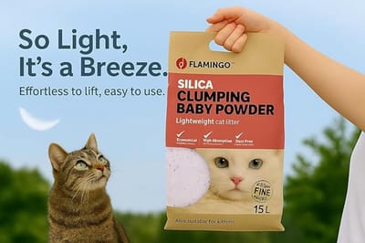 Silica Kattenbakvulling - Babypoeder - Fijne Klonterende Korrel - 2 x 15 liter