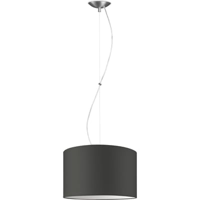 Moderne hanglamp Bling - antraciet - verlichtingspendel Deluxe inclusief lampenkap 35/35/21cm - pendel lengte 100 cm - geschikt voor E27 LED lamp - Pendellamp geschikt voor woonkamer, slaapkamer, keuken