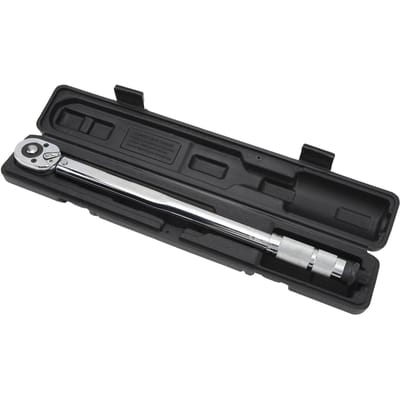 1 2in Aandrijving Klik Momentsleutel Nauwkeurig Tot 4 procent 28 tot 210Nm voor Autobanden Motor Chassis Reparatie Snelontgrendeling black