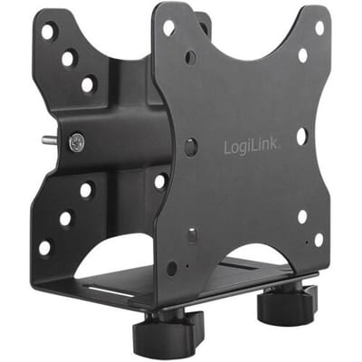 LogiLink BP0066 BP0066 PC-houder 75 x 75 mm VESA-standaard, 100 x 100 mm VESA-standaard Zwart Belastbaar tot: 5 kg