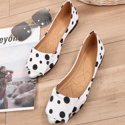Vier Vrouwen Slip On Platte Casual Schoenen Ontwerpers Luie Dames Ballerina's Vrouw Schoenen Herfst Mode Grote Maat 43 44 45 46 41 white