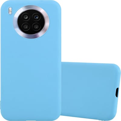 Cadorabo Hoesje geschikt voor Honor 50 LITE in CANDY BLAUW - Beschermhoes gemaakt van flexibel TPU silicone Case Cover