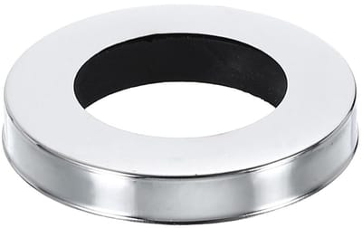 Faucet Base Ring 2.13" x 1.26" RVS Chroom Geplateerde Wasringen voor Badkamer en Keuken Kranen, Waterdichte Afdekking