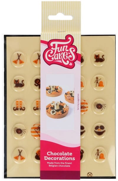 FunCakes Chocolade Decoraties - Halloween - Figuren - Set/25