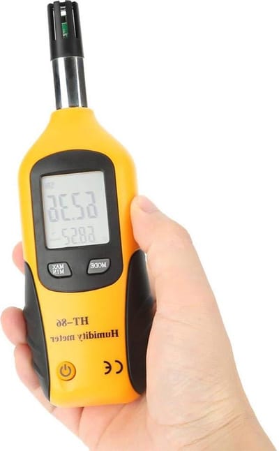 Digitale Thermo-Hygrometer - Luchttemperatuur en Vochtigheid Meter met LCD-Display
