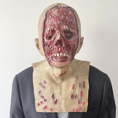Realistisch bloedend latex masker eng schedelmasker One size