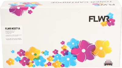FLWR toner voor HP 117A Cyaan - Premium Huismerk HP 117A inkt (Cyaan - hoge capaciteit) o.a. geschikt voor HP Color Laser 150a, HP Color Laser 150nw, HP Color Laser MFP 178nw, HP Color Laser MFP 179fnw