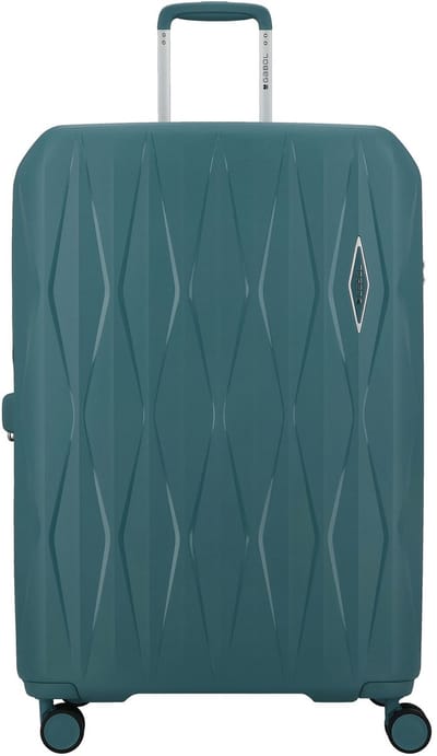 Gabol Infinity 4 wielen Trolley L 75 cm met uitbreidingsplooi - Harde bagage - TSA slot - turquesa