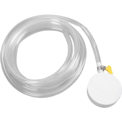 Kit de drainage pour climatiseur 12 pieds Tuyau de drainage de condensat en PVC transparent avec adaptateur de drainage magnétique pour climatiseur de fenêtre white