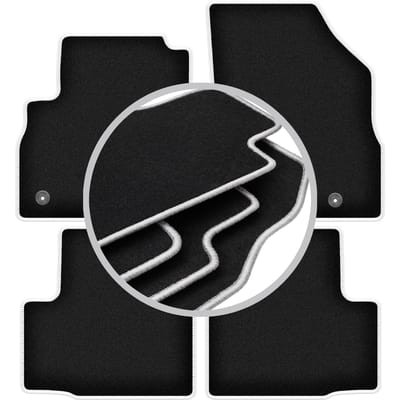CARLUX-SILVER automatten voor: Opel Astra K sedan, hatchback, stationwagen (2015-)
