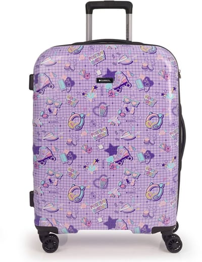 Gabol Funny 4 wielen Trolley M 66 cm - Harde bagage - TSA slot - lila