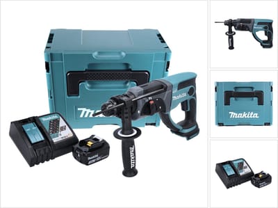 Makita BHR 202 accu combihamer 18V 2,0J SDS Plus in koffer - 3Ah accu, oplader