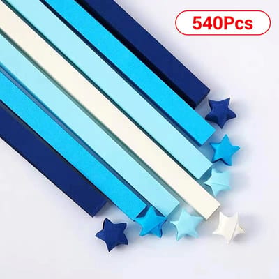 2023 Origami Sterren Papierstroken27Kleuren Vouwpapier Kleurrijk Dubbelzijdig Geluksster Origami DIY Handwerk Maak Huisdecoratie