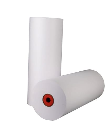Inpakr Kraftpapier op Rol - 50 cm x 400 m - 50 g/m2 - Wit - 1 Rol
