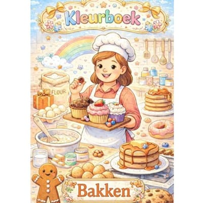 Kleurboek, Bakken - H. Mourits