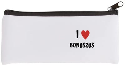 Akyol - i love bonuszus Etui - Zus - de liefste bonuszus - verjaardag - cadeautje voor zus - zus artikelen - kado - geschenk - 20 bij 9 cm