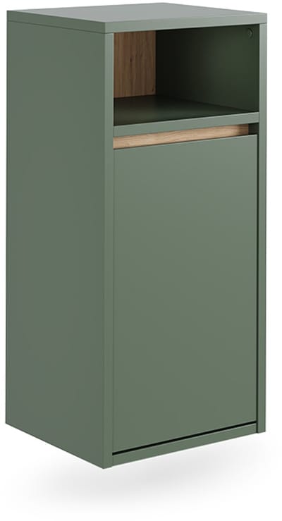 Vicco Viola Badkamerkast – 38 x 80 cm met wasmand Groen/Kunstzinnig