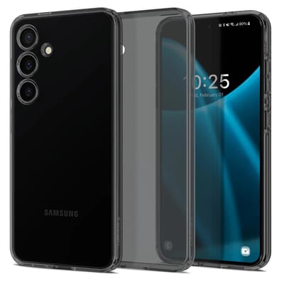 Spigen Liquid Crystal Hoesje Geschikt voor Samsung Galaxy S24 Back Cover Zwart