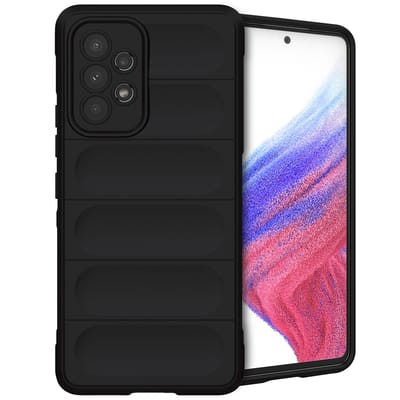 imoshion Hoesje - Geschikt voor Samsung Galaxy A53 - EasyGrip Backcover - Zwart