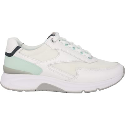 Gabor rollingsoft sensitive 26.895.53 - dames rollende wandelsneaker - Wit - maat 41 (EU) 7.5 (UK)
