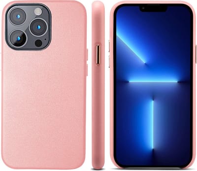 iPhone 11 Leren Hoesje - Luxe Back Cover Case Leer - Roze - Provium