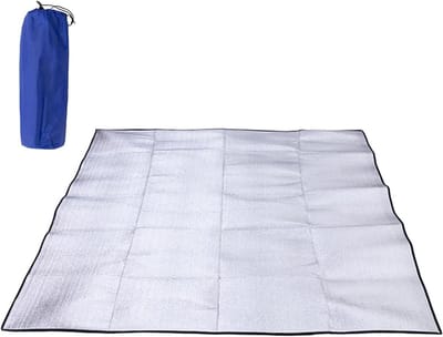 Kampeermat - Slaapmat Luchtbed - Buiten slapen - Waterdicht vochtbestendig - 200x100cm - Zilver