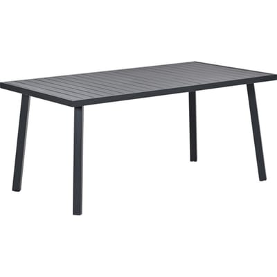 Garden Impressions Terni aluminium tuintafel 160x90 cm carbon black