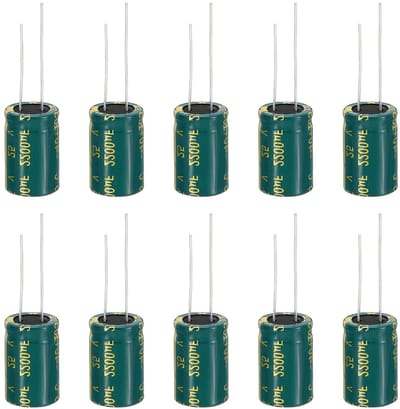 Elektrolytische Condensatoren - Aluminium Condensatoren - Elektronische Projecten - Hoge Frequentie - 2200uF 25V - Groen