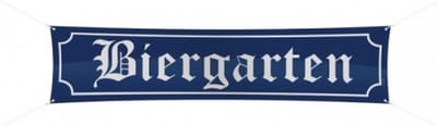 Folat - Banner Biergarten 180x40cm
