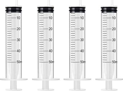 THRIVO Spuit - Spuiten - Injectiespuit - Doseerspuit - Injectiespuit Zonder Naald - 50ml - 20 Stuks