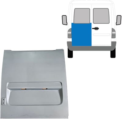 Hoge reparatie paneel achterste deuren voor Mercedes Sprinter 1995-2006 / Links