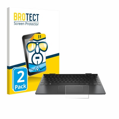 BROTECT - Screenprotector voor HP Envy x360 (13-X) (ALLEEN Touch Trackpad) - Folie Beschermfolie transparant 2 Stuks