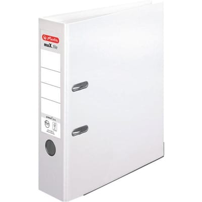 herlitz ordner maX.file protect plus, A4, rugbreedte 80 mm, wit