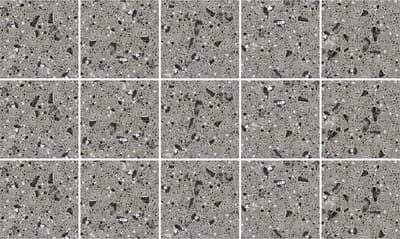 Plaktegels - Zelfklevende Tegels - 15x15 cm - Ulticool - Graniet Effect Terrazzo Accessoires Grijs Zwart - 15 stuks - Decoratie Sticker Tegels - Plakfolie Tegelstickers - Sticktiles - Badkamer - Keuken