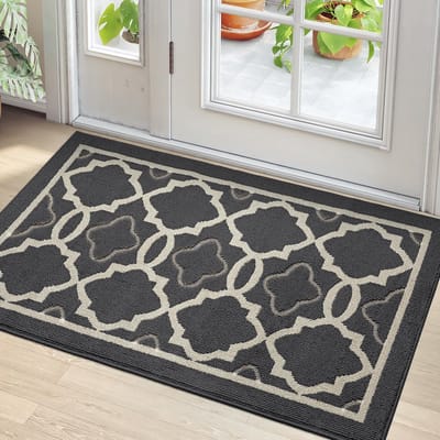 La'Moussawi ® Waterabsorberende en wasbare binnenmat met antislip achterzijde voor entree en deuren